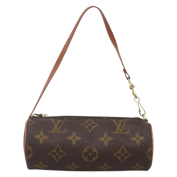 LOUIS VUITTON Monogram Papillon Pouch LV Auth BA11871