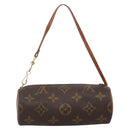 LOUIS VUITTON Monogram Papillon Pouch LV Auth BA11871-2