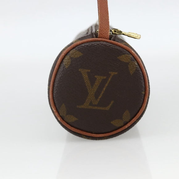 LOUIS VUITTON Monogram Papillon Pouch LV Auth BA11871