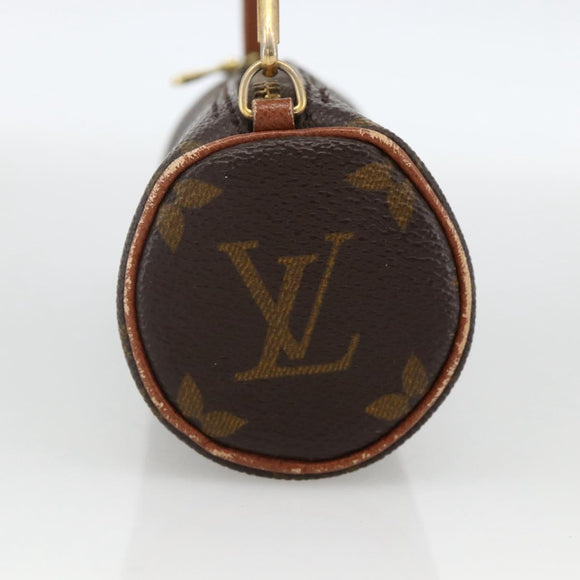 LOUIS VUITTON Monogram Papillon Pouch LV Auth BA11871