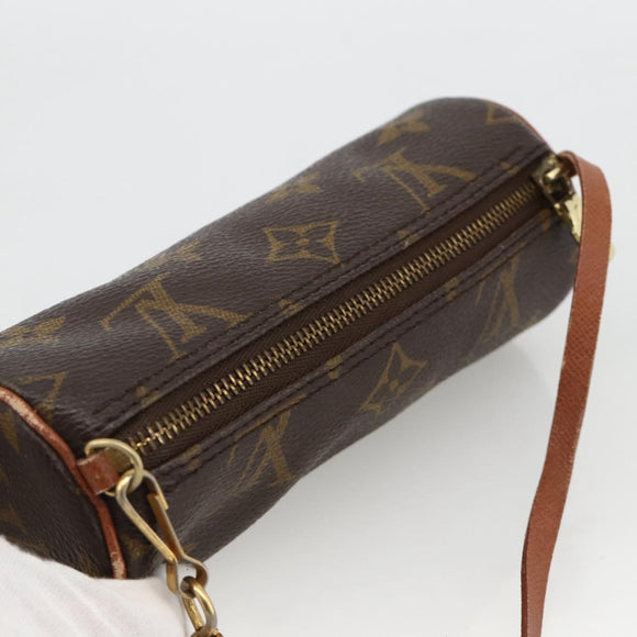 LOUIS VUITTON Monogram Papillon Pouch LV Auth BA11871