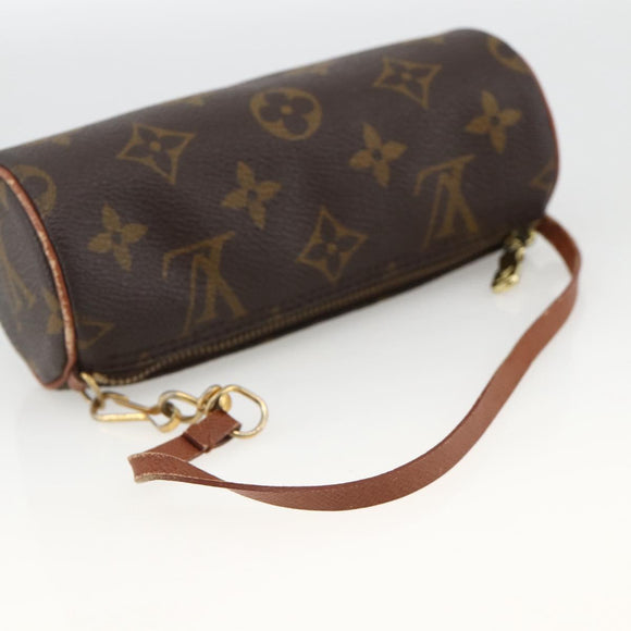LOUIS VUITTON Monogram Papillon Pouch LV Auth BA11871