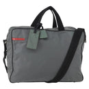 GIVENCHY Hand Bag Leather 2way Gray Auth BA11872A-1