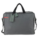 GIVENCHY Hand Bag Leather 2way Gray Auth BA11872A-13
