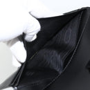Salvatore Ferragamo Gancini Long Wallet Leather Black Silver Auth BA11875A-23