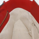 GUCCI Swing Tote Bag Leather Red Gold 354408 Auth BA11880A-18