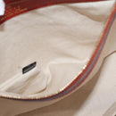 GUCCI Swing Tote Bag Leather Red Gold 354408 Auth BA11880A-11