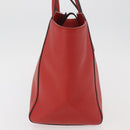 GUCCI Swing Tote Bag Leather Red Gold 354408 Auth BA11880A-3