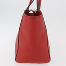 GUCCI Swing Tote Bag Leather Red Gold 354408 Auth BA11880A-4
