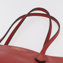 GUCCI Swing Tote Bag Leather Red Gold 354408 Auth BA11880A-8