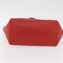 GUCCI Swing Tote Bag Leather Red Gold 354408 Auth BA11880A-5
