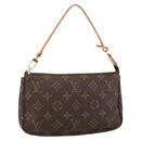 LOUIS VUITTON Monogram Pochette Accessoires Pouch M51980 LV Auth BA11882A-1