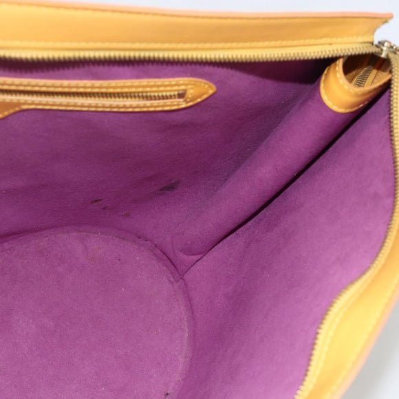 LOUIS VUITTON Epi Saint Jacques Shoulder Bag Yellow M52269 LV Auth BA11886