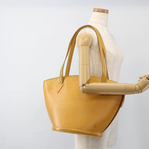 LOUIS VUITTON Epi Saint Jacques Shoulder Bag Yellow M52269 LV Auth BA11886