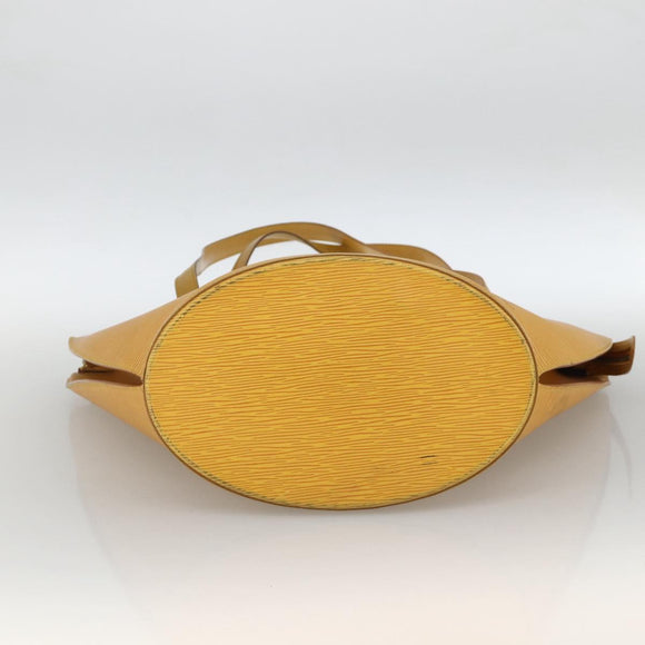 LOUIS VUITTON Epi Saint Jacques Shoulder Bag Yellow M52269 LV Auth BA11886