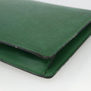 LOUIS VUITTON Epi Serie Dragonne Clutch Bag Green LV Auth BA11887-15