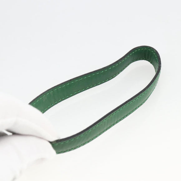 LOUIS VUITTON Epi Serie Dragonne Clutch Bag Green LV Auth BA11887
