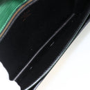 LOUIS VUITTON Epi Serie Dragonne Clutch Bag Green LV Auth BA11887-10