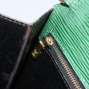 LOUIS VUITTON Epi Serie Dragonne Clutch Bag Green LV Auth BA11887-20