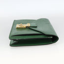 LOUIS VUITTON Epi Serie Dragonne Clutch Bag Green LV Auth BA11887-4