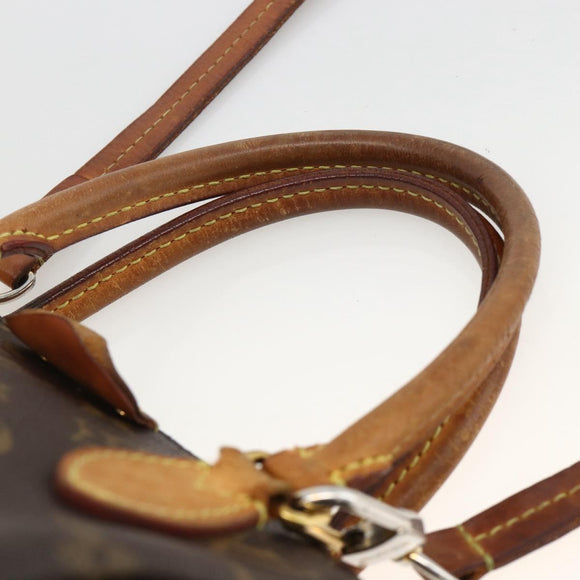LOUIS VUITTON Monogram Turen PM Handtasche 2way M48813 LV Auth BA11889