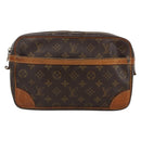 LOUIS VUITTON Monogram Compiegne 28 Clutch Bag M51845 LV Auth BA11890-13