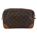 LOUIS VUITTON Monogram Compiegne 28 Clutch Bag M51845 LV Auth BA11890-2
