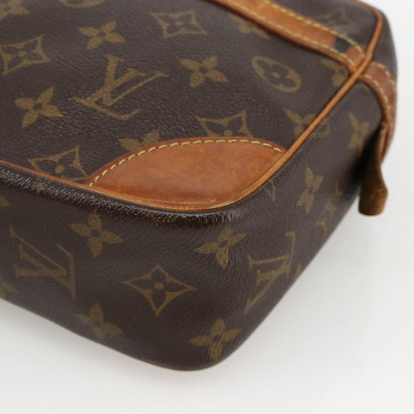 LOUIS VUITTON Monogram Compiegne 28 Clutch Bag M51845 LV Auth BA11890