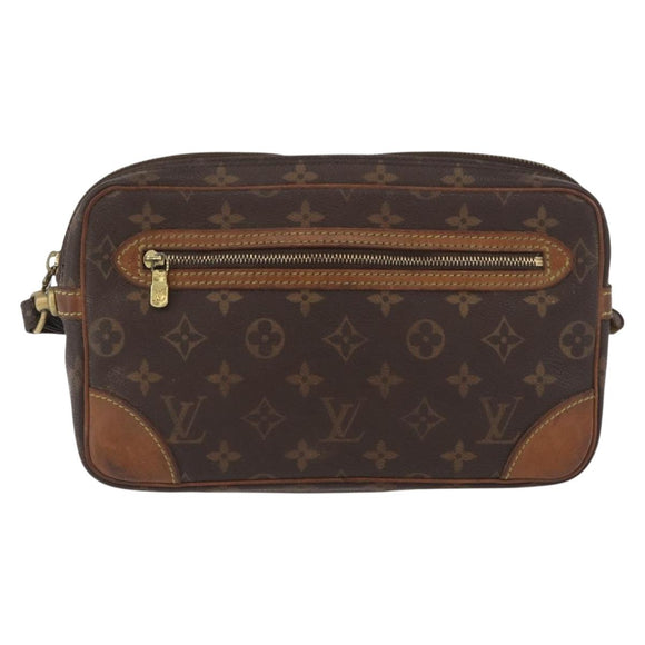 LOUIS VUITTON Monogram Marly Dragonne GM Clutch Bag M51825 LV Auth BA11891