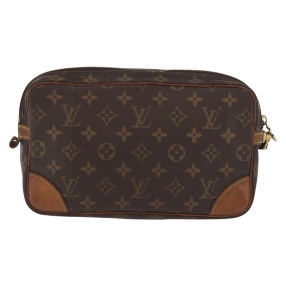 LOUIS VUITTON Monogram Marly Dragonne GM Clutch Bag M51825 LV Auth BA11891