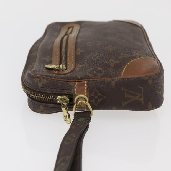 LOUIS VUITTON Monogram Marly Dragonne GM Clutch Bag M51825 LV Auth BA11891