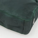 PRADA Shoulder Bag Nylon Green Silver Auth BA11893-14