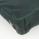PRADA Shoulder Bag Nylon Green Silver Auth BA11893-9