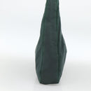 PRADA Shoulder Bag Nylon Green Silver Auth BA11893-3