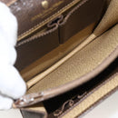 GUCCI GG Supreme Web Sherry Line Shoulder Bag PVC Beige Gold 145857 Auth BA11894-10