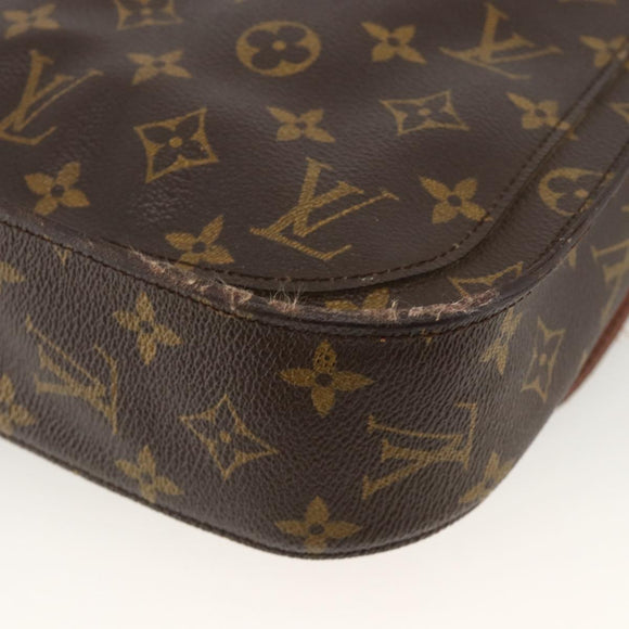 LOUIS VUITTON Monogram Saint Cloud GM Shoulder Bag M51242 LV Auth BA11895