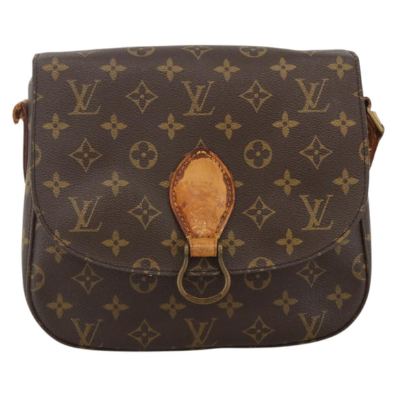 LOUIS VUITTON Monogram Saint Cloud GM Shoulder Bag M51242 LV Auth BA11895