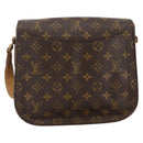 LOUIS VUITTON Monogram Saint Cloud GM Shoulder Bag M51242 LV Auth BA11895-3