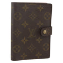 LOUIS VUITTON Monogram Agenda PM Day Planner Cover R20005 LV Auth BA11896-1