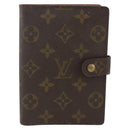 LOUIS VUITTON Monogram Agenda PM Day Planner Cover R20005 LV Auth BA11896-13