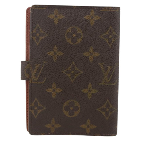 LOUIS VUITTON Monogram Agenda PM Day Planner Cover R20005 LV Auth BA11896
