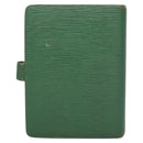 LOUIS VUITTON Monogram Epi Key Case Day Planner Cover 2Set Green LV Auth BA1190-3