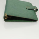 LOUIS VUITTON Monogram Epi Key Case Day Planner Cover 2Set Green LV Auth BA1190-6