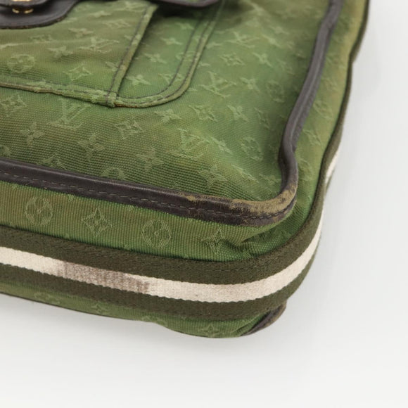LOUIS VUITTON Monogram Mini Besace Mary Kate Bag TST Khaki M92322 Auth BA11900