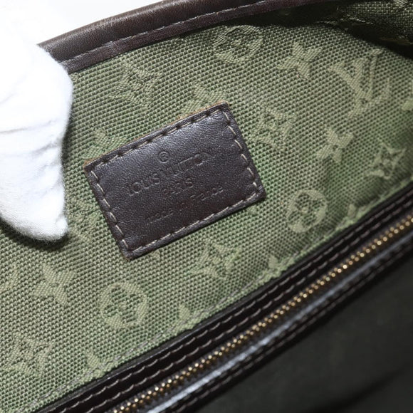 LOUIS VUITTON Monogram Mini Besace Mary Kate Bag TST Khaki M92322 Auth BA11900