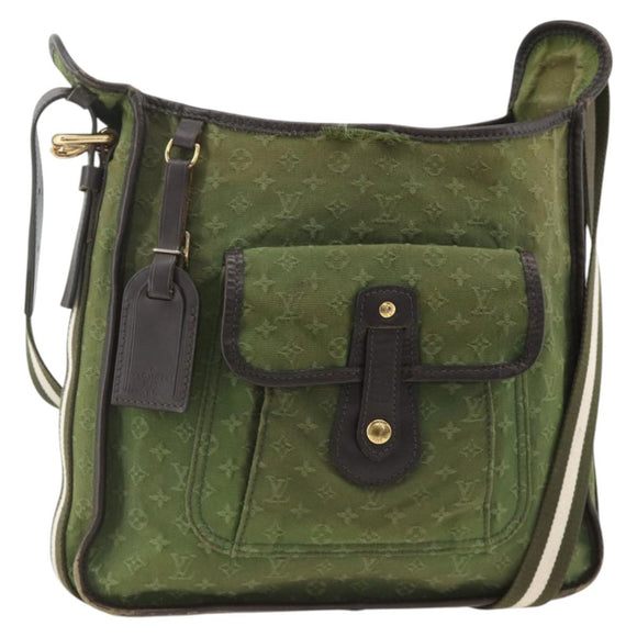 LOUIS VUITTON Monogram Mini Besace Mary Kate Bag TST Khaki M92322 Auth BA11900