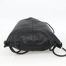Jimmy Choo Backpack Leather Black Auth BA11902A-5