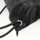 Jimmy Choo Backpack Leather Black Auth BA11902A-10