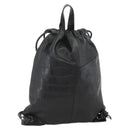 Jimmy Choo Backpack Leather Black Auth BA11902A-1
