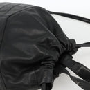 Jimmy Choo Backpack Leather Black Auth BA11902A-6